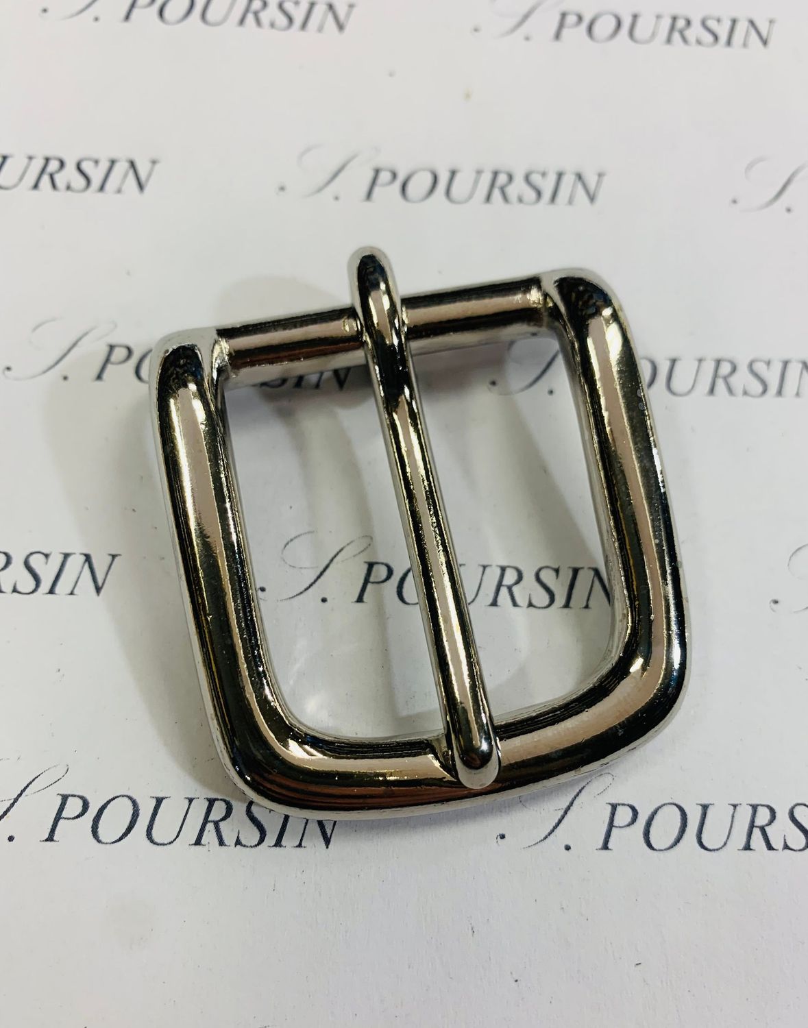 Boucle LYP 30 Laiton Poli Bille Nickel - lot de 1 pièce