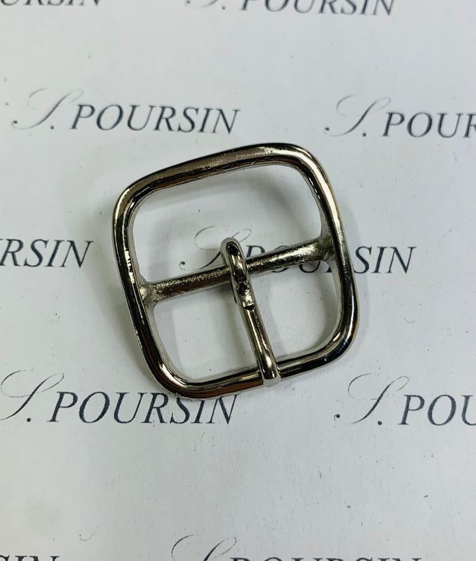 Boucle Double Off Légère 25mm - Laiton Poli Bille Nickel - lot de 2 pièces Boucle Double Off Légère 25mm - Laiton Poli Bille Nickel - lot de 2 pièces