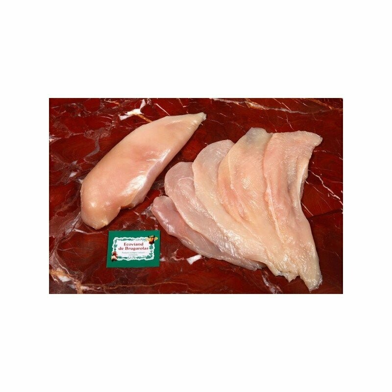 Pechuga fileteada  de pollo 