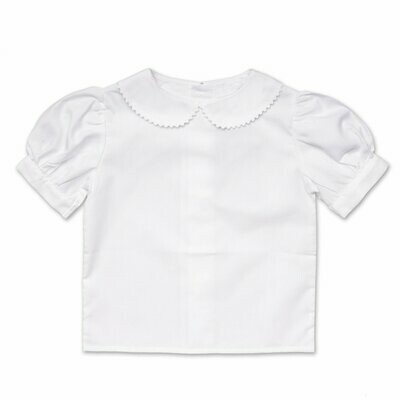 Bluse Weiß Kurzarm