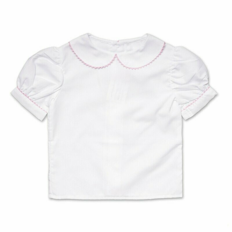 Bluse Rosa Kurzarm