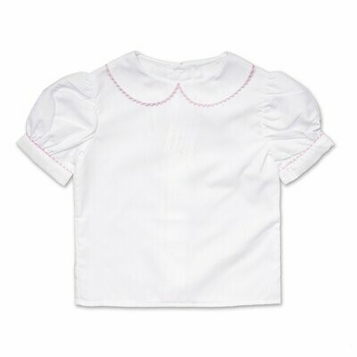 Bluse Rosa Kurzarm