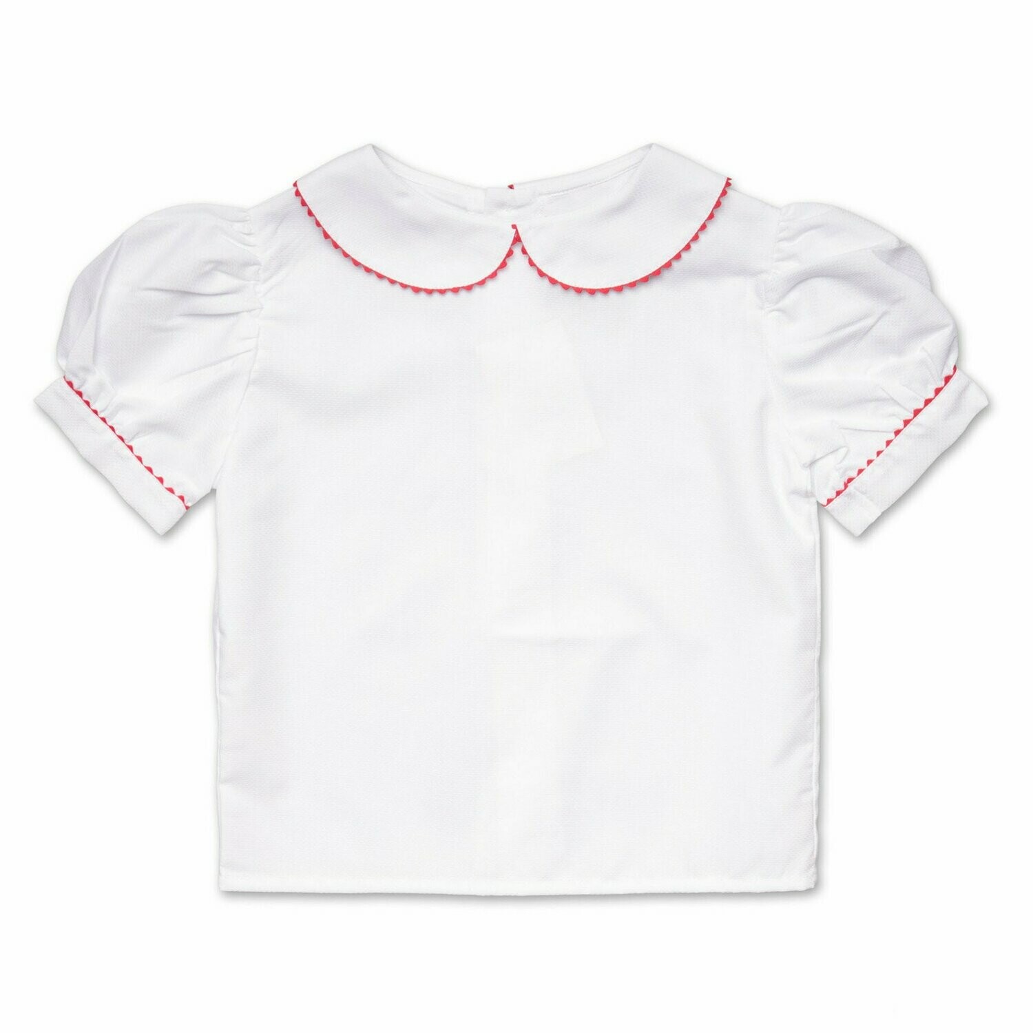 Bluse Rot Kurzarm