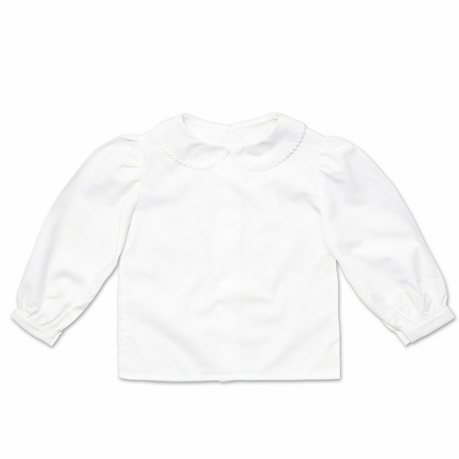 Bluse Weiß Langarm