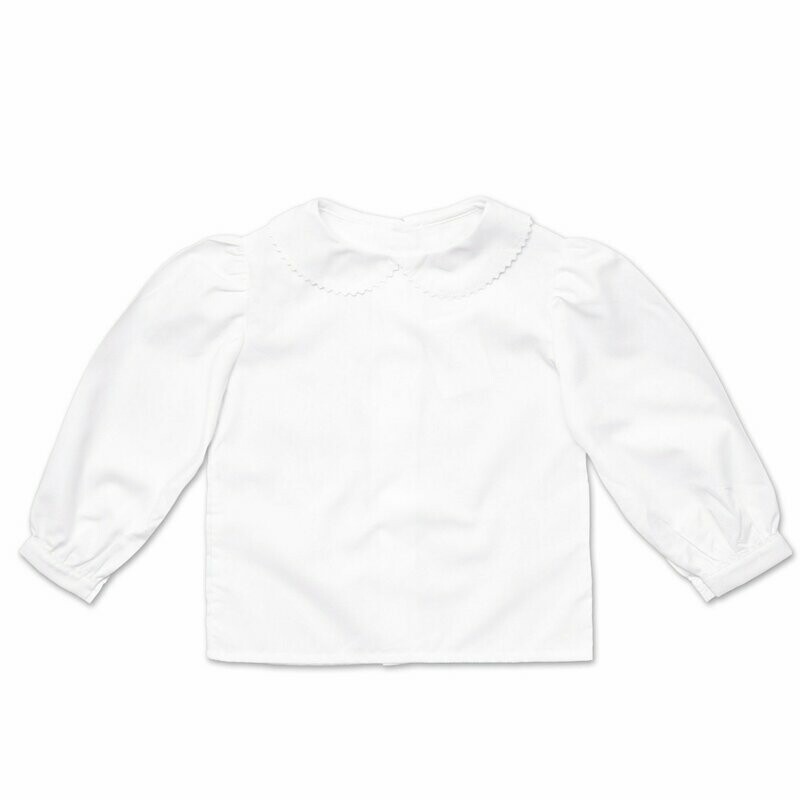 Bluse Weiß Langarm