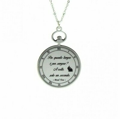 Collana Alice  - Orologio - Per quanto tempo Mad Tea AWC035