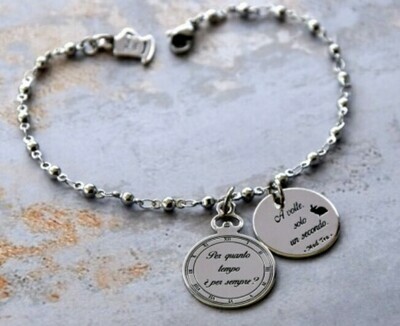 Bracciale Alice - Per quanto tempo è per sempre Mad Tea AWB006