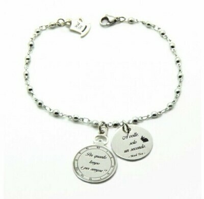 Bracciale Alice - Per quanto tempo è per sempre Mad Tea AWB006
