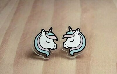 Coppia orecchini Unicorni