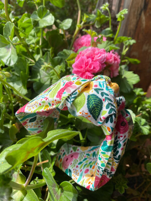 Cerchietto fantasia fiori grafici