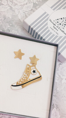 Coppia orecchini scarpa sportiva Nuage d’etoiles