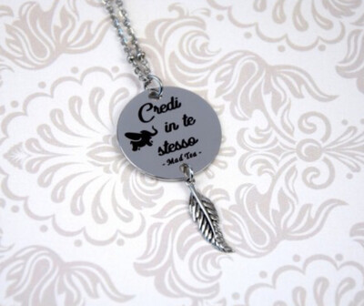 Collana Mad Tea &quot;Credi in te stesso&quot; DDC003