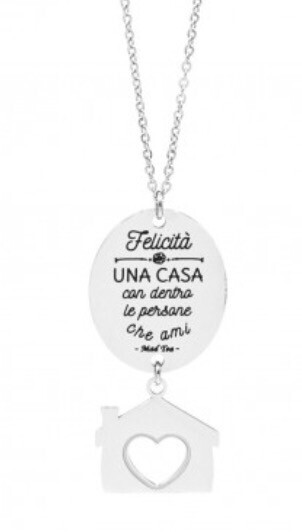 Collana Biancaneve &quot;Casetta dei sette nani&quot; Mad Tea BNC004