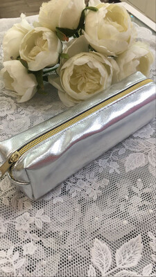 Beauty astuccio ARGENTO metal  personalizzato 