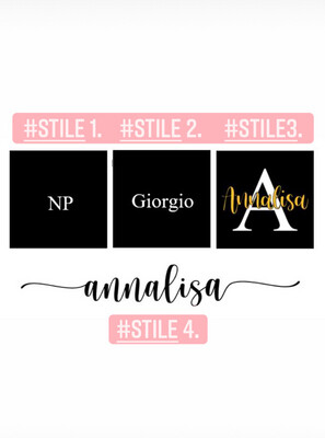 Portatessere e portamonete personalizzato nero collezione Elite