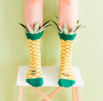 Coppia calzini ananas 35-38