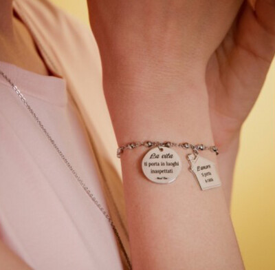 Bracciale wanderlust   "Amore è casa" Mad Tea WVAB010