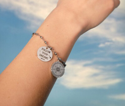 Bracciale wanderlust  Follow your dreams  Mad Tea WVAB004