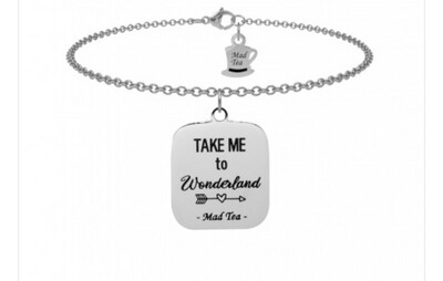 Bracciale wanderlust Take me to Wonderland Mad Tea WVAB009