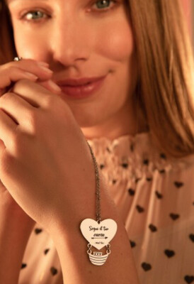 Collana wanderlust Segui il tuo cuore mongolfiera Mad Tea WVAC010