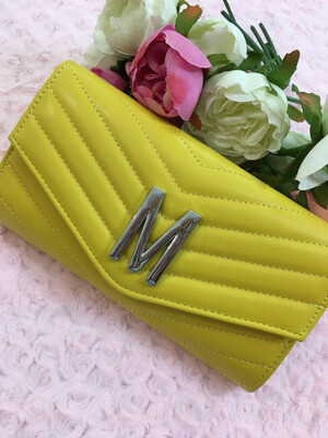 Borsa tracollina Fiona gialla