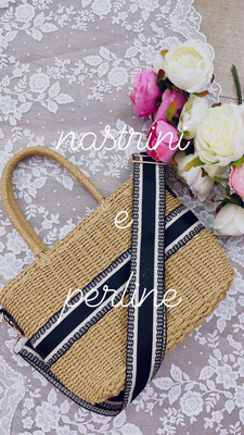 Mini Bag in paglia Ily