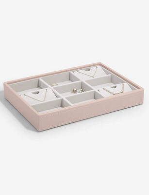 Vassoio 9 sezioni Classic Rosa blush Stackers art. 75703