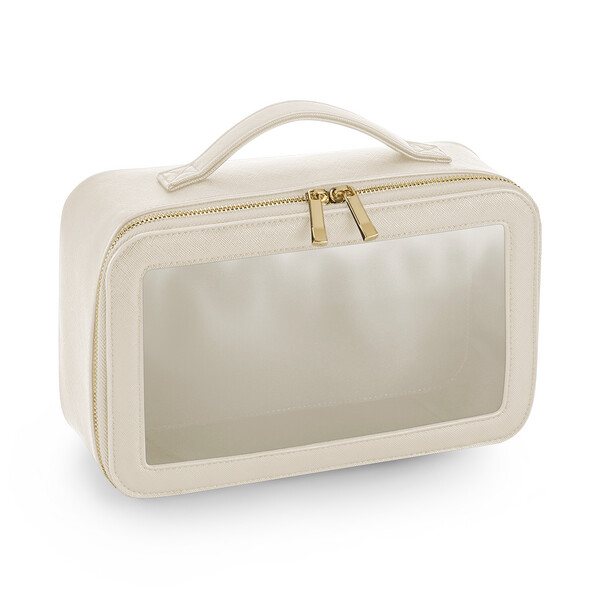 Beauty con finestra ecopelle personalizzato panna collezione Elite