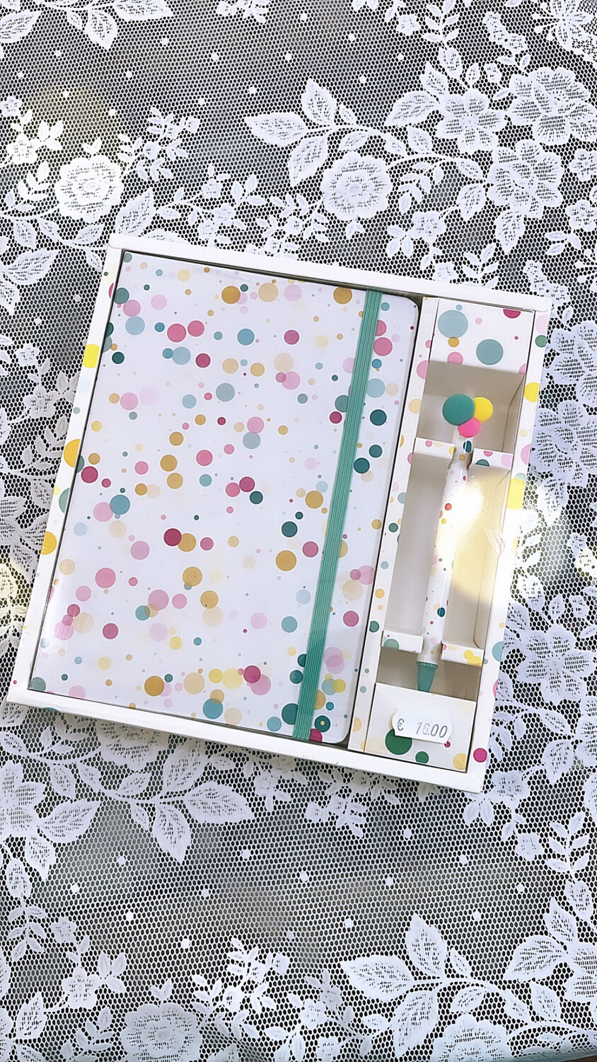 Set notebook+penna bolle