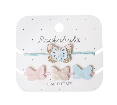 Set 2 bracciali bimba farfalle Rockahula
