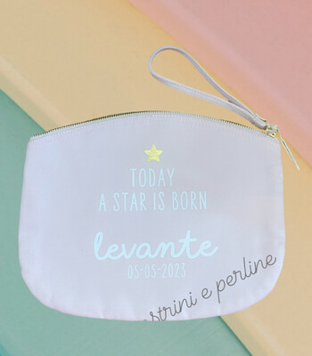Pochette baby personalizzabile "Today a star is born"