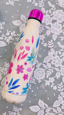 Bottiglia termica 500ml fiori watercolors