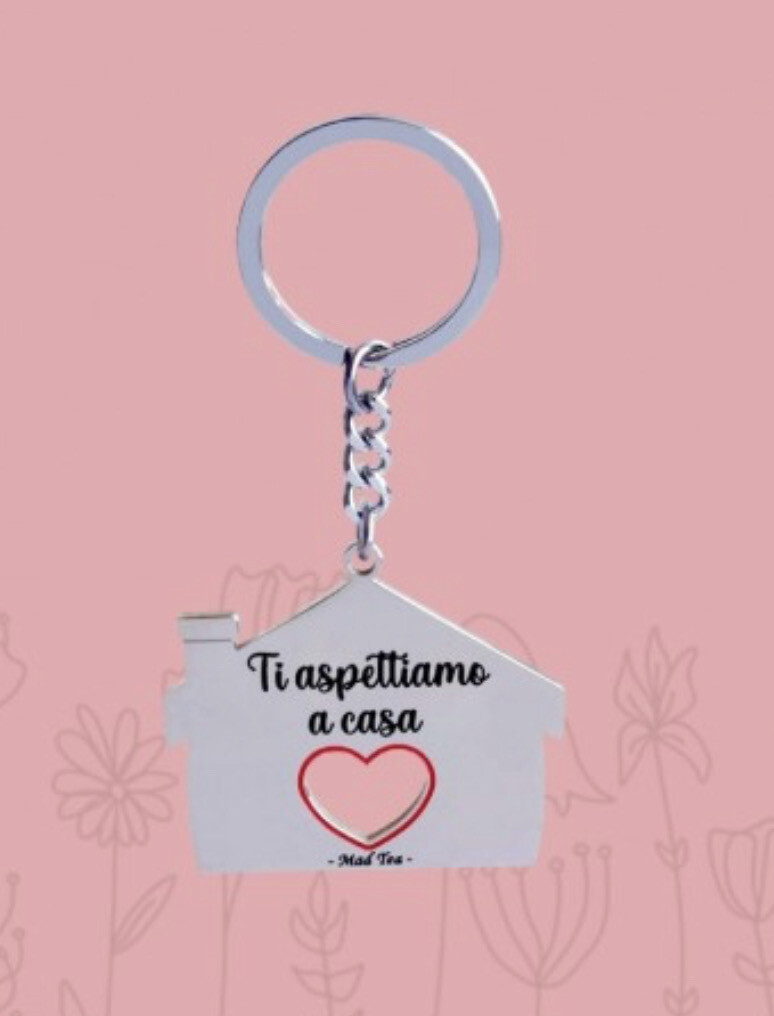 Portachiavi Mad Tea Ti aspettiamo a casa