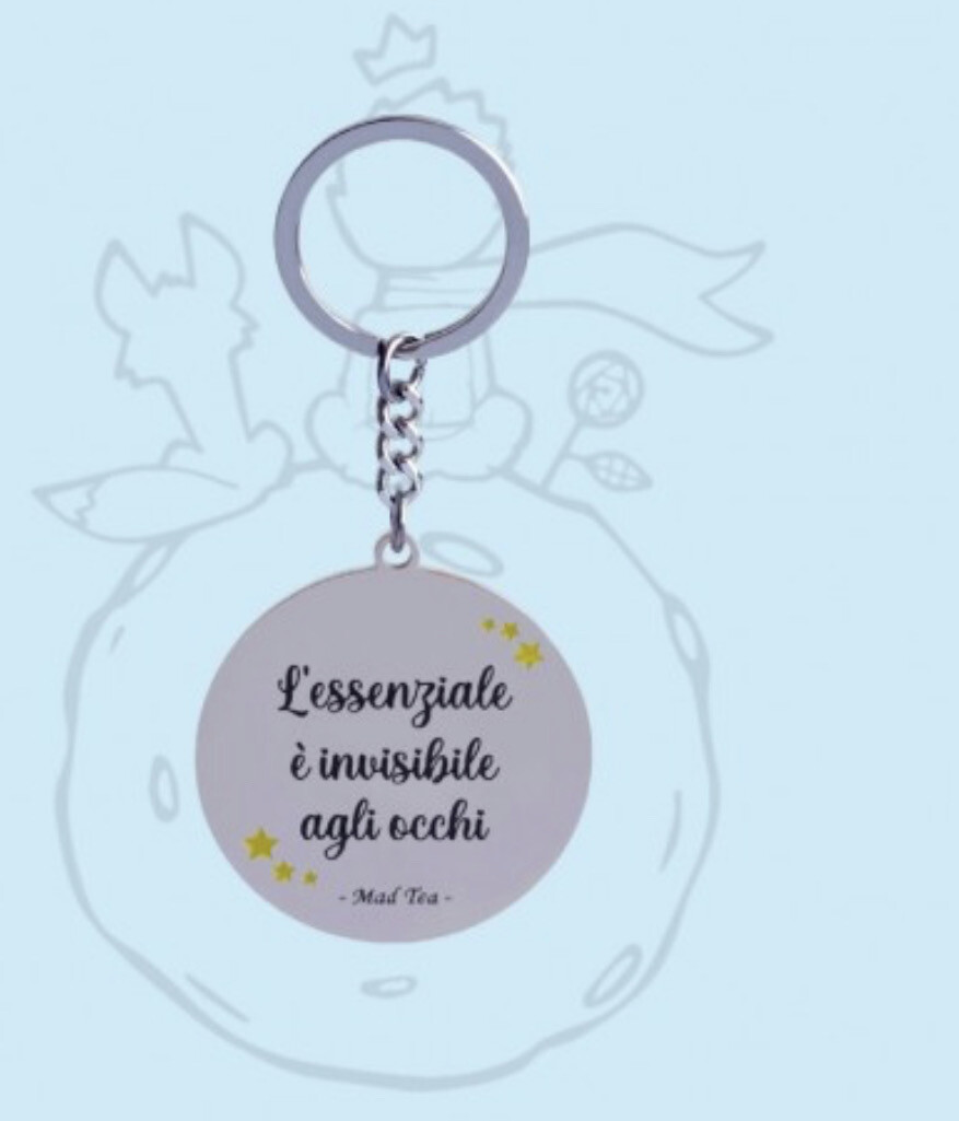Portachiavi Mad Tea l essenziale è invisibile agli occhi