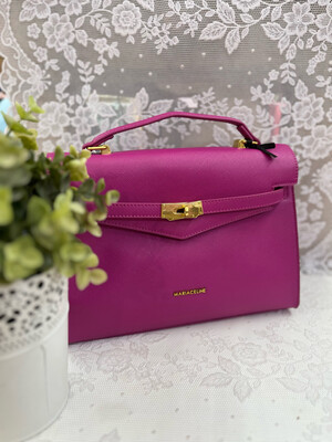 Borsa Kim media fucsia Saffiano art. MC3806-2