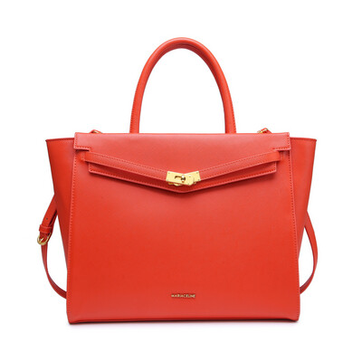 Borsa Kim jumbo arancio Saffiano art. MC3806-1