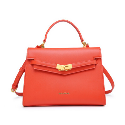 Borsa Kim media arancio Saffiano art. MC3806-2