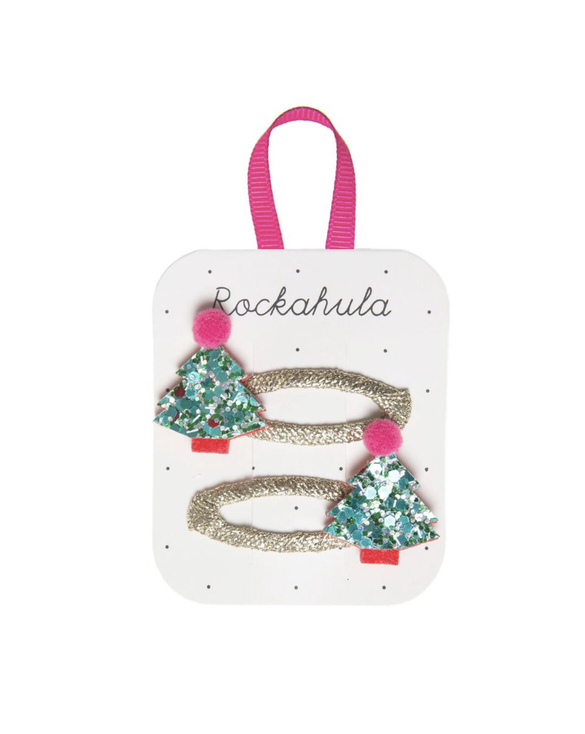 Set 2 Mollette Clic Clac albero di Natale   Rockahula