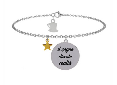 Bracciale orologio di Cenerentola “Allo scoccare della mezzanotte” CB014
