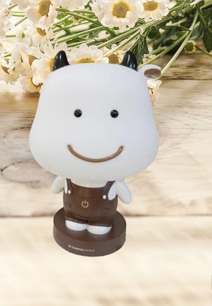 Lampada led acchiappa sogni mucca marrone