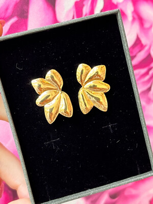 Coppia orecchini Minerva color oro