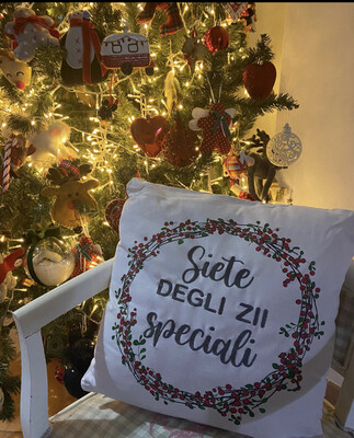 Cuscino con ghirlanda