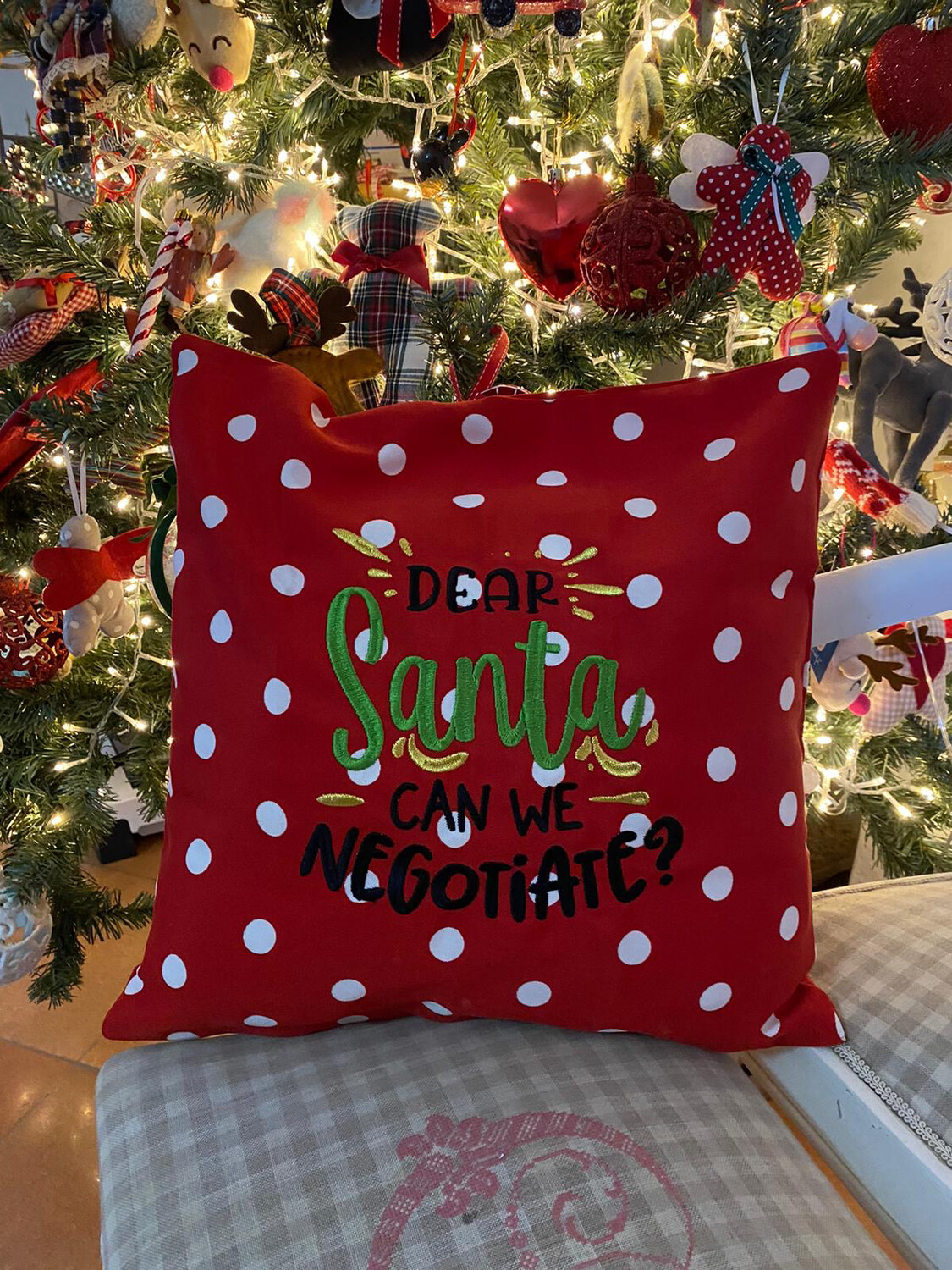 Cuscino Dear Santa 2