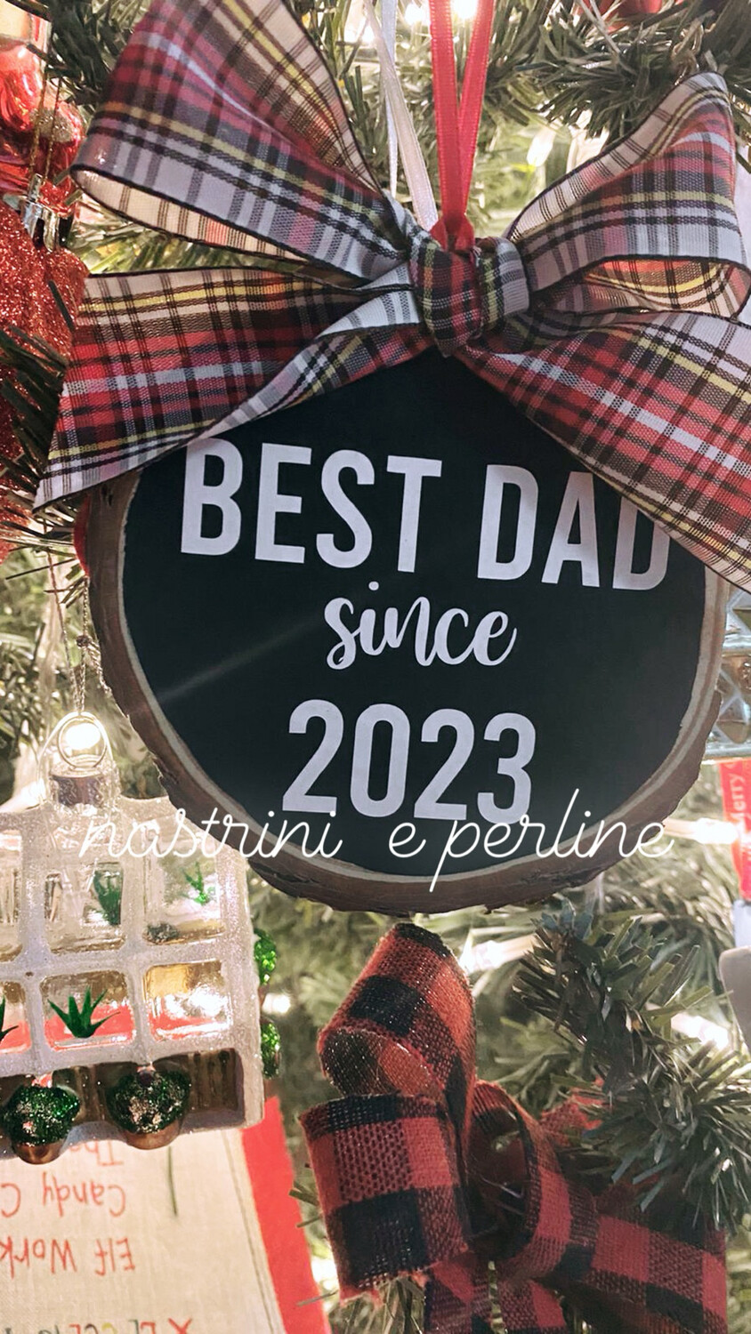 Decorazione BEST DAD Tronco Albero