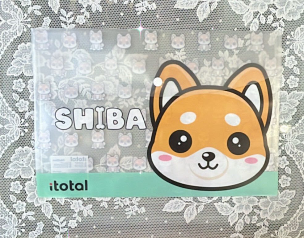 Cartellina plastica portadocumenti A4 cane shiba