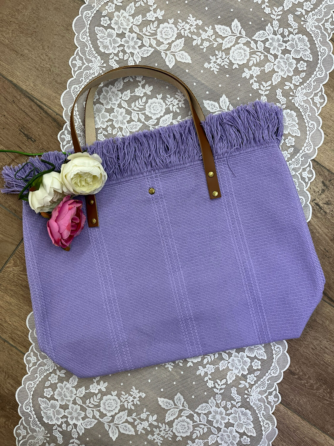 Borsa canvas Glicine #18