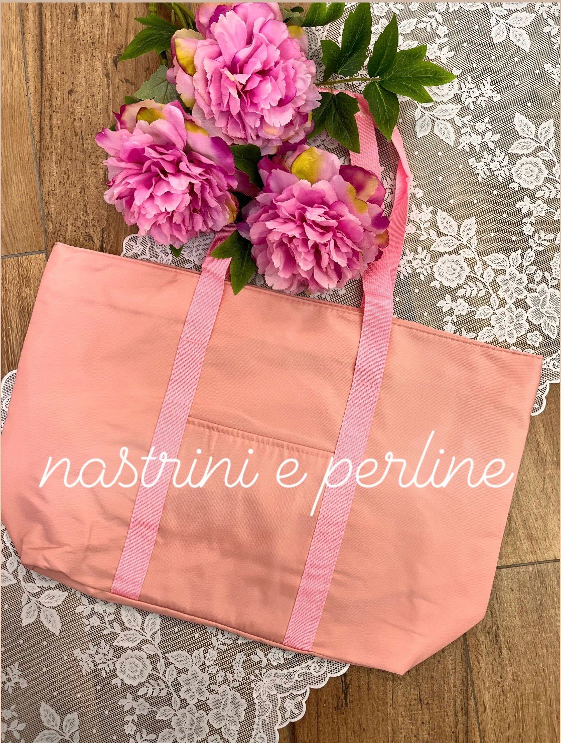 Borsa comoda Nicky rosa