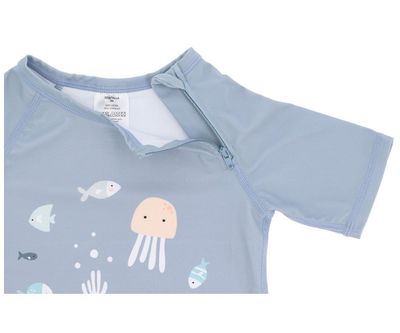 T-shirt protezione solare +50 Pesci Taglia M 4-5 anni