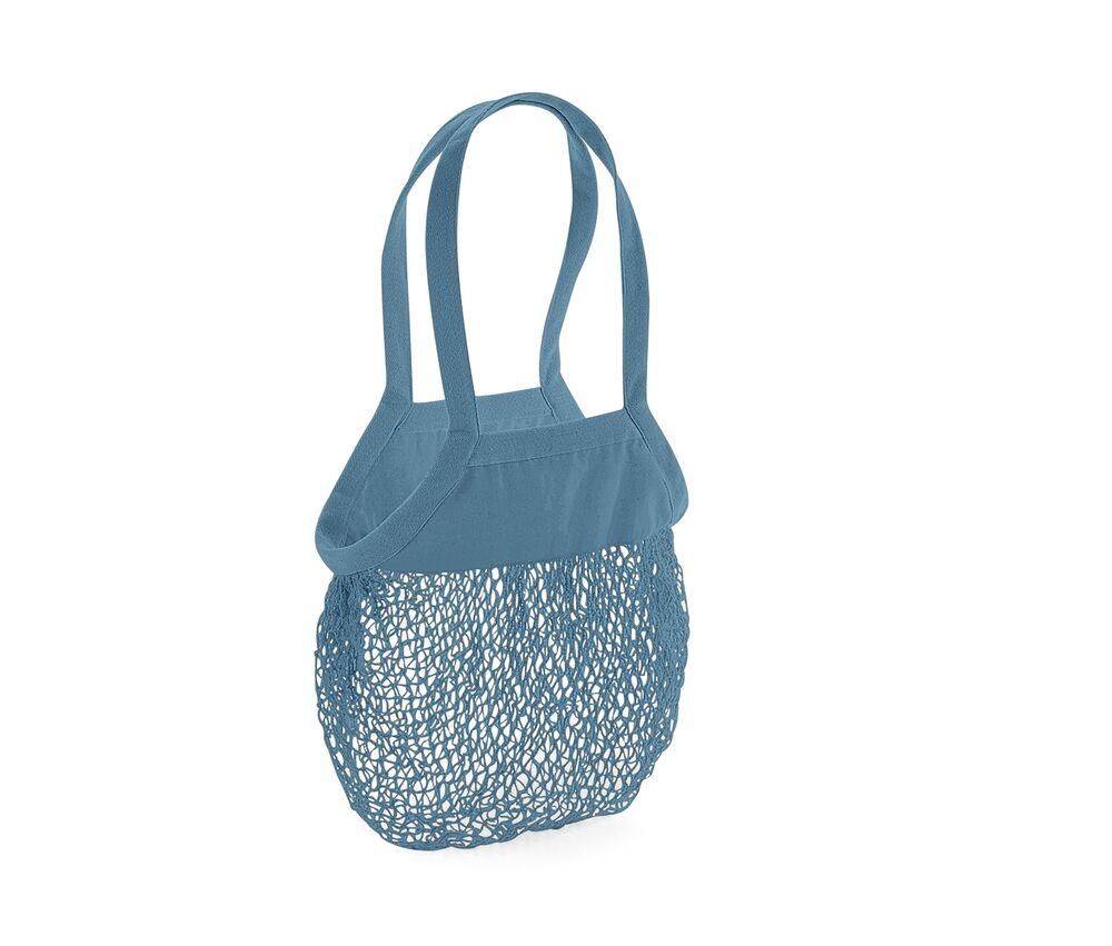 Borsa a rete organica color jeans