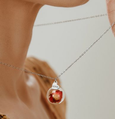 Collana dell’amore e dell’amicizia Mad Tea Rosa GDC006